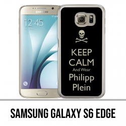 Coque Samsung Galaxy S6 edge - Keep calm Philipp Plein