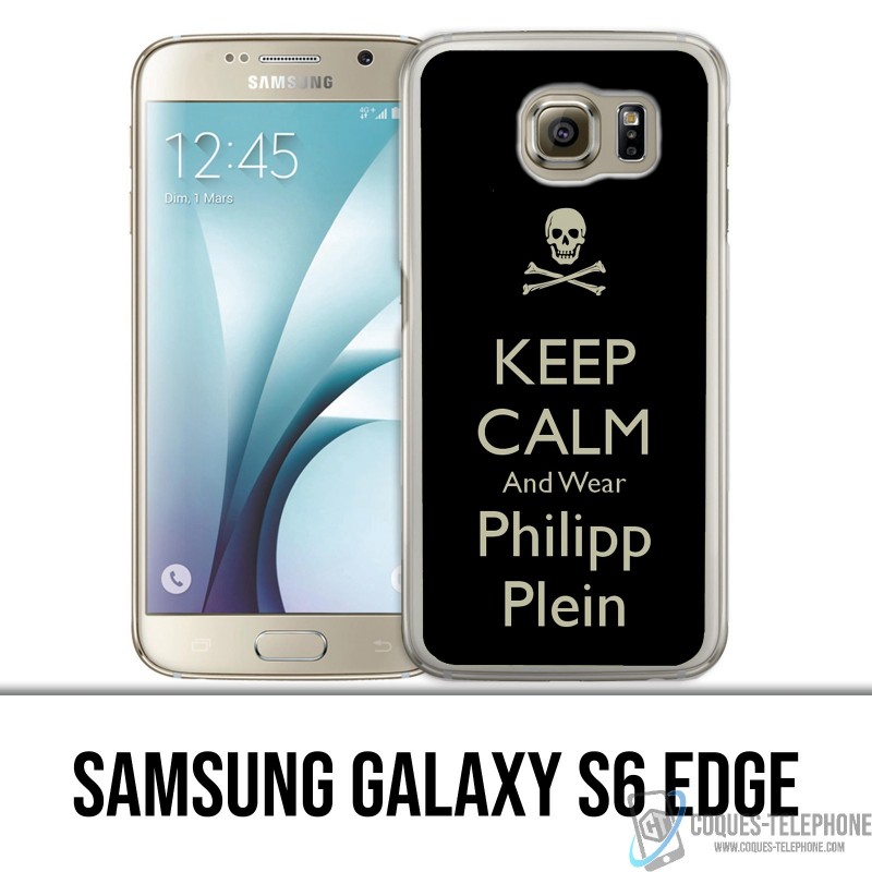 Samsung Galaxy S6 edge Funda - Mantén la calma Philipp Plein