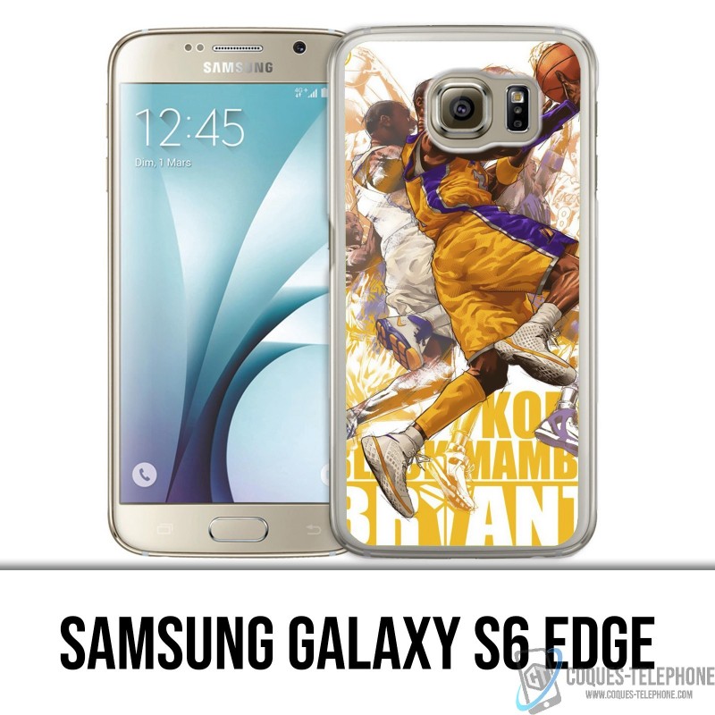 Coque Samsung Galaxy S6 edge - Kobe Bryant Cartoon NBA