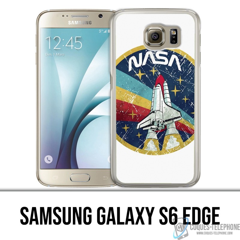 Coque Samsung Galaxy S6 edge - NASA badge fusée