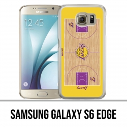 Coque Samsung Galaxy S6 edge - Terrain besketball Lakers NBA