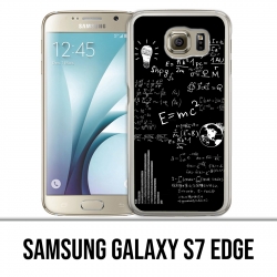 Samsung Galaxy S7 borde Funda - E es igual a MC 2 pizarra