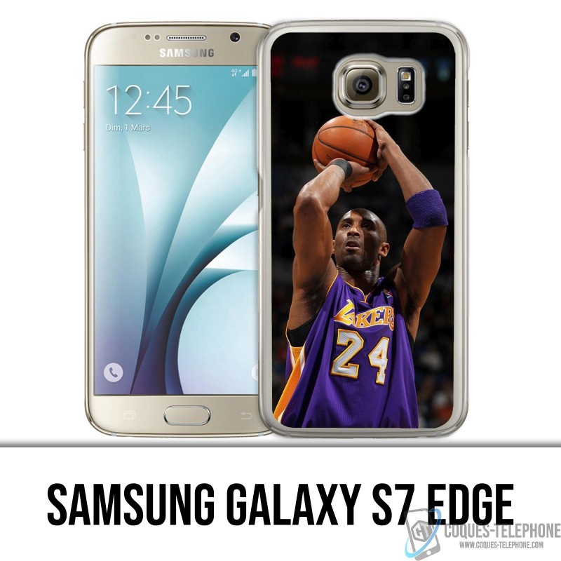 Coque Samsung Galaxy S7 edge - Kobe Bryant tir panier Basketball NBA