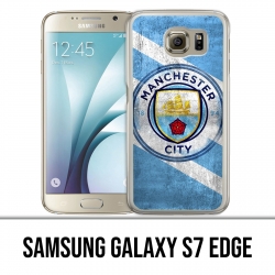 Coque Samsung Galaxy S7 edge - Manchester Football Grunge