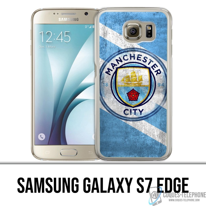 Samsung Galaxy S7 edge Case - Manchester Football Grunge