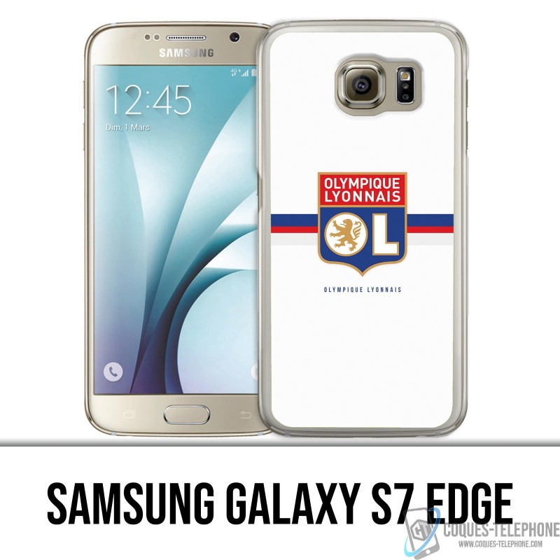 Samsung Galaxy S7 bordo Custodia - OL Olympique Lyonnais fascia logo OL Olympique Lyonnais