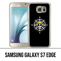 Coque Samsung Galaxy S7 edge - One Piece logo boussole