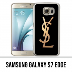 Funda Samsung Galaxy S7 edge - YSL Yves Saint Laurent Gold Logo