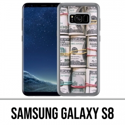 Coque Samsung Galaxy S8 - Billets Dollars rouleaux
