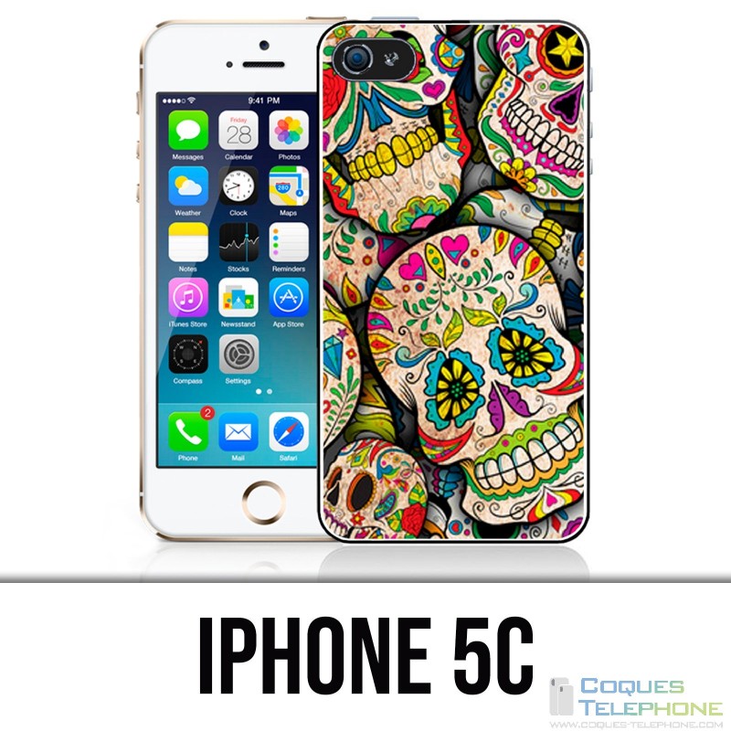 Custodia per iPhone 5C - Sugar Skull
