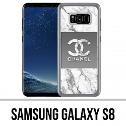 Samsung Galaxy S8 Custodia - Chanel Marmo Bianco
