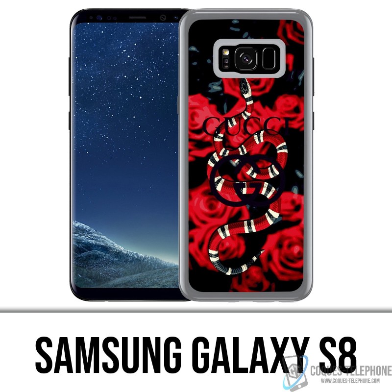Samsung Galaxy S8 Case - Gucci snake pink