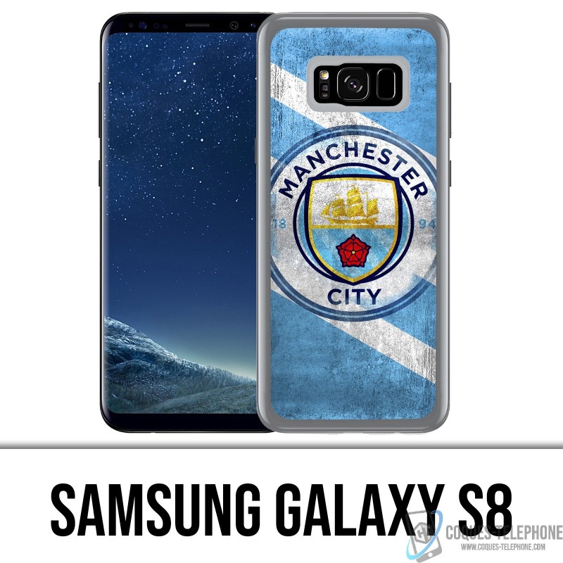 Case Samsung Galaxy S8 - Manchester Football Grunge