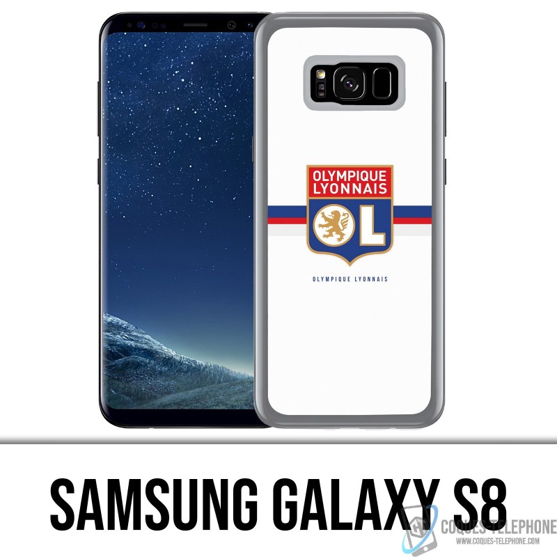 Samsung Galaxy S8 Custodia - OL Olympique Lyonnais fascia con logo Olympique Lyonnais