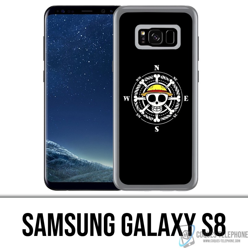 Samsung Galaxy S8 Case - einteiliges Kompass-Logo