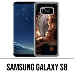 Coque Samsung Galaxy S8 - Plume feu