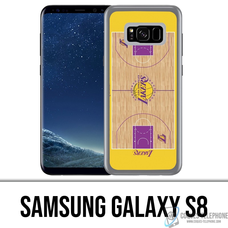 Case Samsung Galaxy S8 - NBA Lakers besketball field