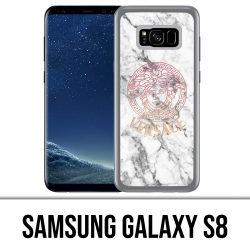 Samsung Galaxy S8 Custodia - Versace marmo bianco