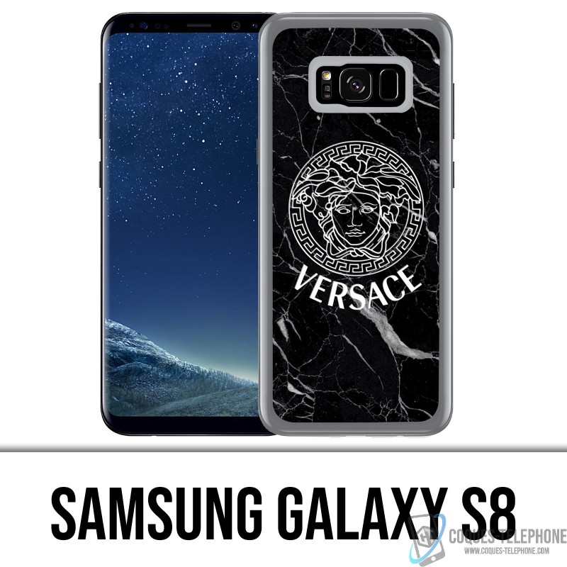 Samsung Galaxy S8 Custodia - Versace marmo nero