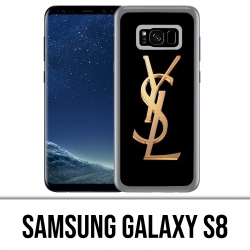Custodia Samsung Galaxy S8 - YSL Yves Yves Saint Laurent Logo Oro