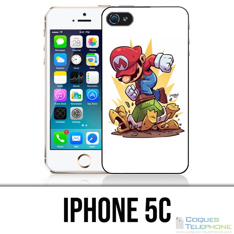 Funda iPhone 5C - Super Mario Turtle Cartoon