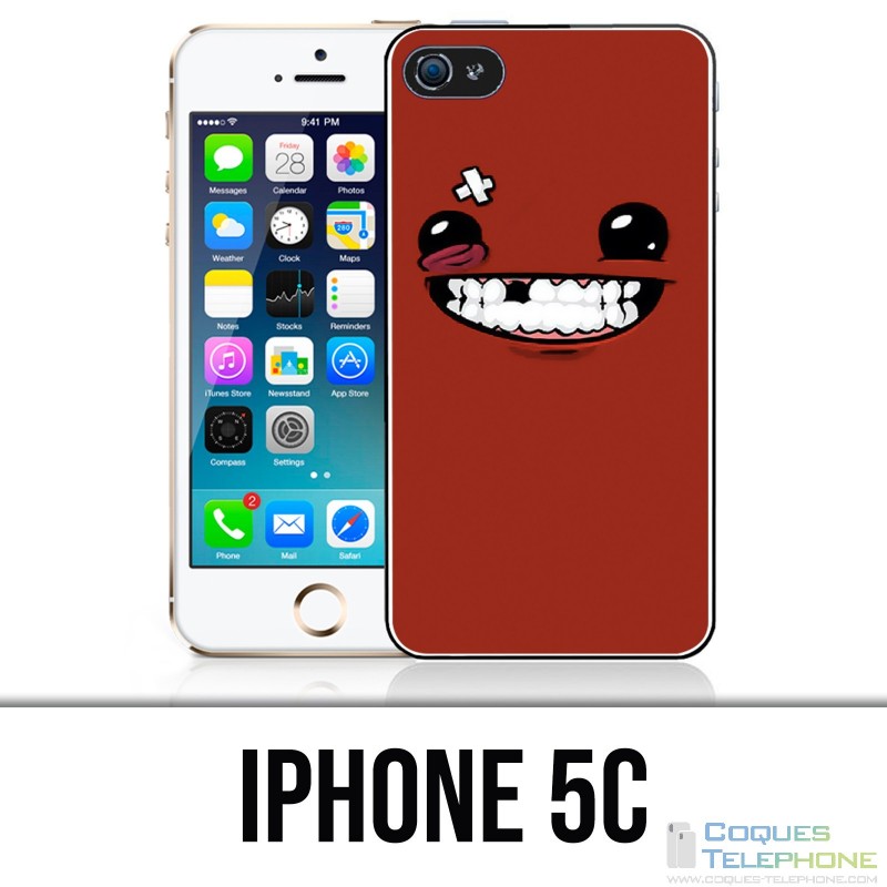 Coque iPhone 5C - Super Meat Boy