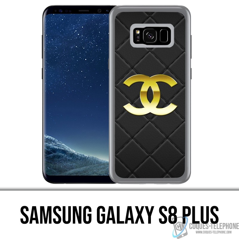 Samsung Galaxy S8 PLUS - Chanel Leather Logo Case