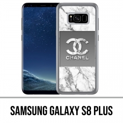 Coque Samsung Galaxy S8 PLUS - Chanel Marbre Blanc
