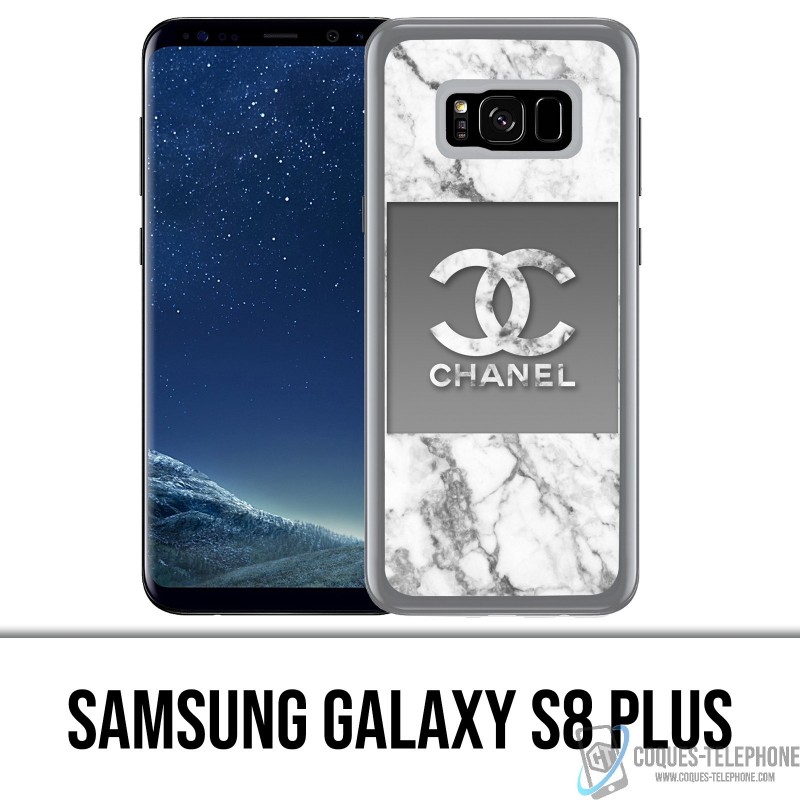 Case Samsung Galaxy S8 PLUS - Chanel Marmor weiß