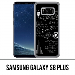 Samsung Galaxy S8 PLUS - E equals MC 2 blackboard