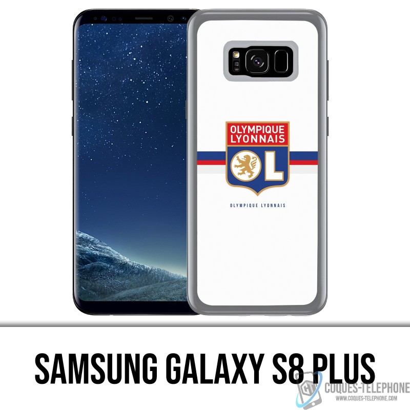 Coque Samsung Galaxy S8 PLUS - OL Olympique Lyonnais logo bandeau