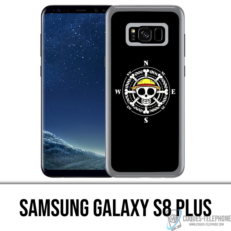 Samsung Galaxy S8 PLUS - Einteilige Kompass-Logo-Tasche