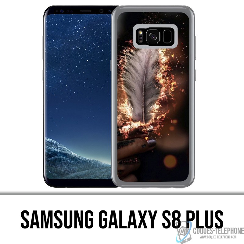 Coque Samsung Galaxy S8 PLUS - Plume feu