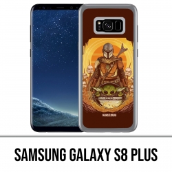 Samsung Galaxy S8 PLUS Custodia - Star Wars Mandalorian Yoda fanart
