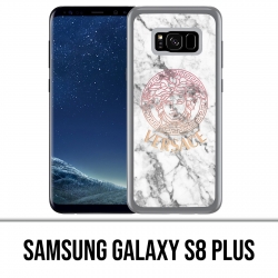 Coque Samsung Galaxy S8 PLUS - Versace marbre blanc