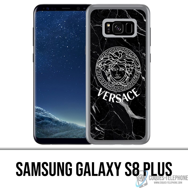 Samsung Galaxy S8 PLUS Custodia - Versace marmo nero
