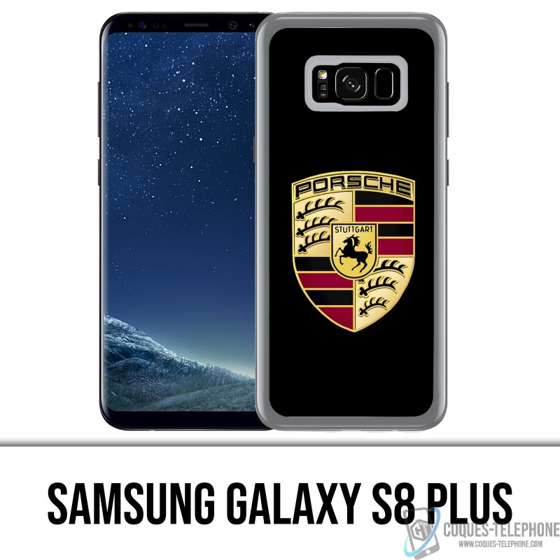 Samsung Galaxy S8 PLUS Custodia - Porsche Logo Nero