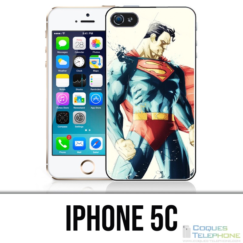 IPhone 5C case - Superman Paintart