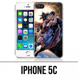 Custodia per iPhone 5C: Superman Wonderwoman