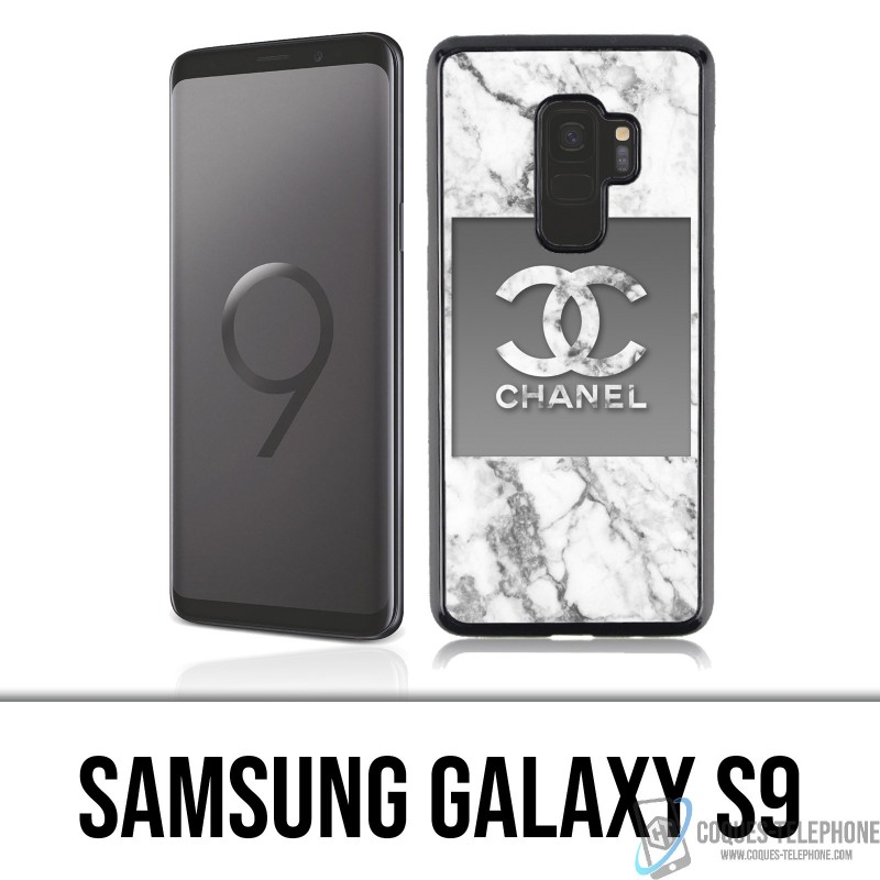 Samsung Galaxy S9 Case - Chanel Marble White