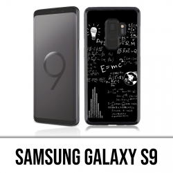 Coque Samsung Galaxy S9 - E égale MC 2 tableau noir