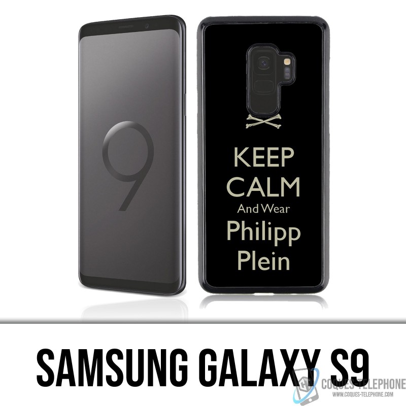 Funda Samsung Galaxy S9 - Mantenga la calma Philipp Plein