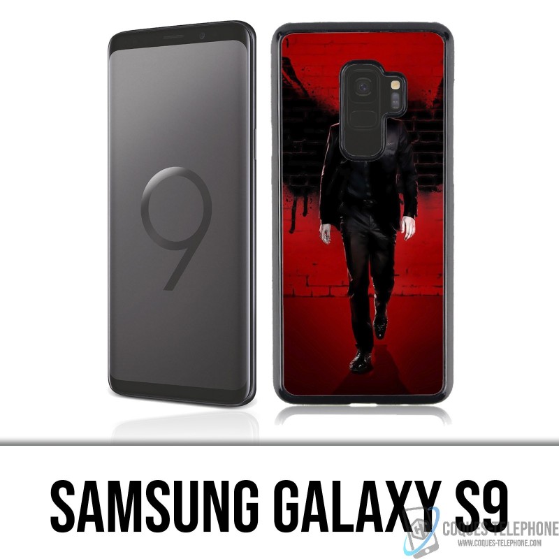 Coque Samsung Galaxy S9 - Lucifer ailes mur
