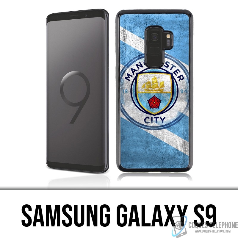 Samsung Galaxy S9 Case - Manchester Football Grunge