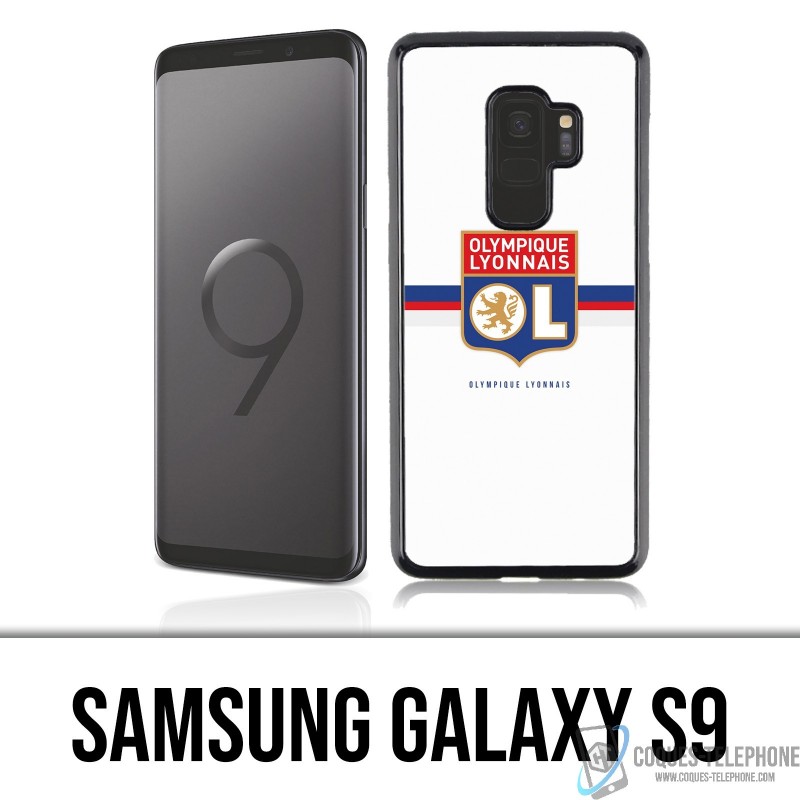 Coque Samsung Galaxy S9 - OL Olympique Lyonnais logo bandeau