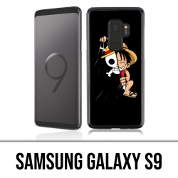 Coque Samsung Galaxy S9 - One Piece baby Luffy Drapeau