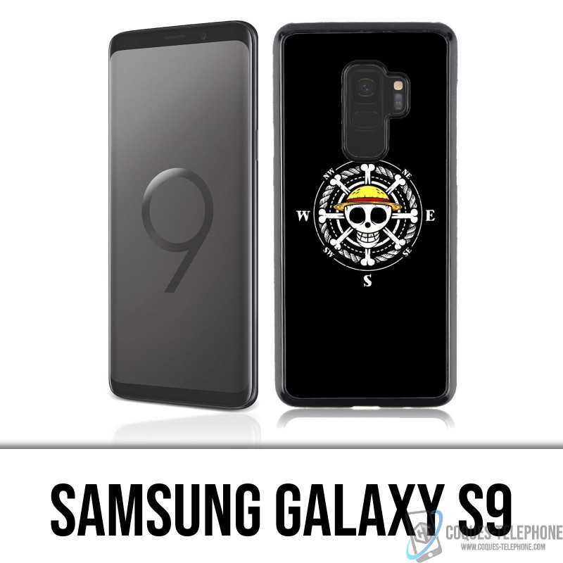Coque Samsung Galaxy S9 - One Piece logo boussole