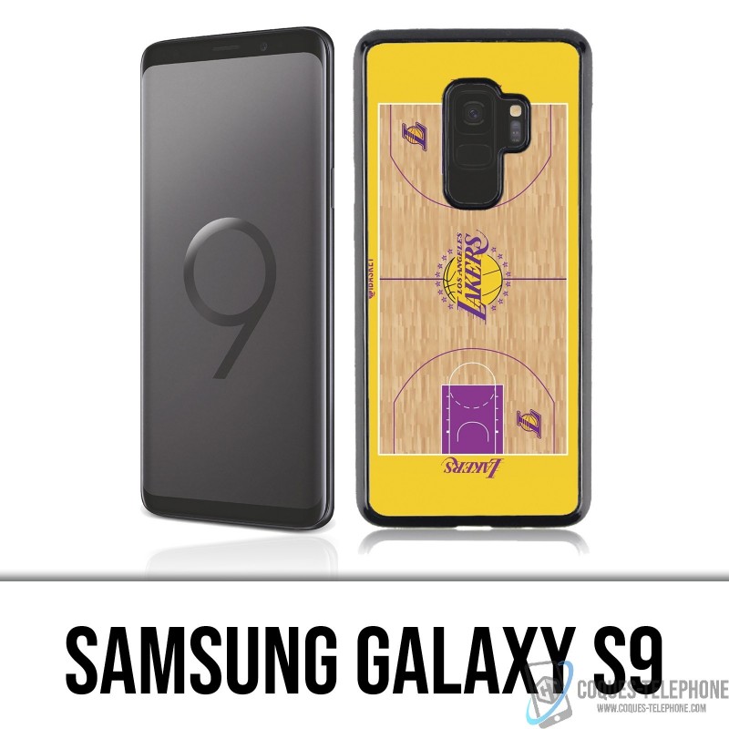 Coque Samsung Galaxy S9 - Terrain besketball Lakers NBA