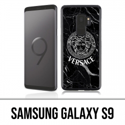 Samsung Galaxy S9 Case - Versace marmoriert schwarz