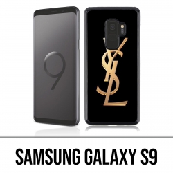 Coque Samsung Galaxy S9 - YSL Yves Saint Laurent Gold Logo